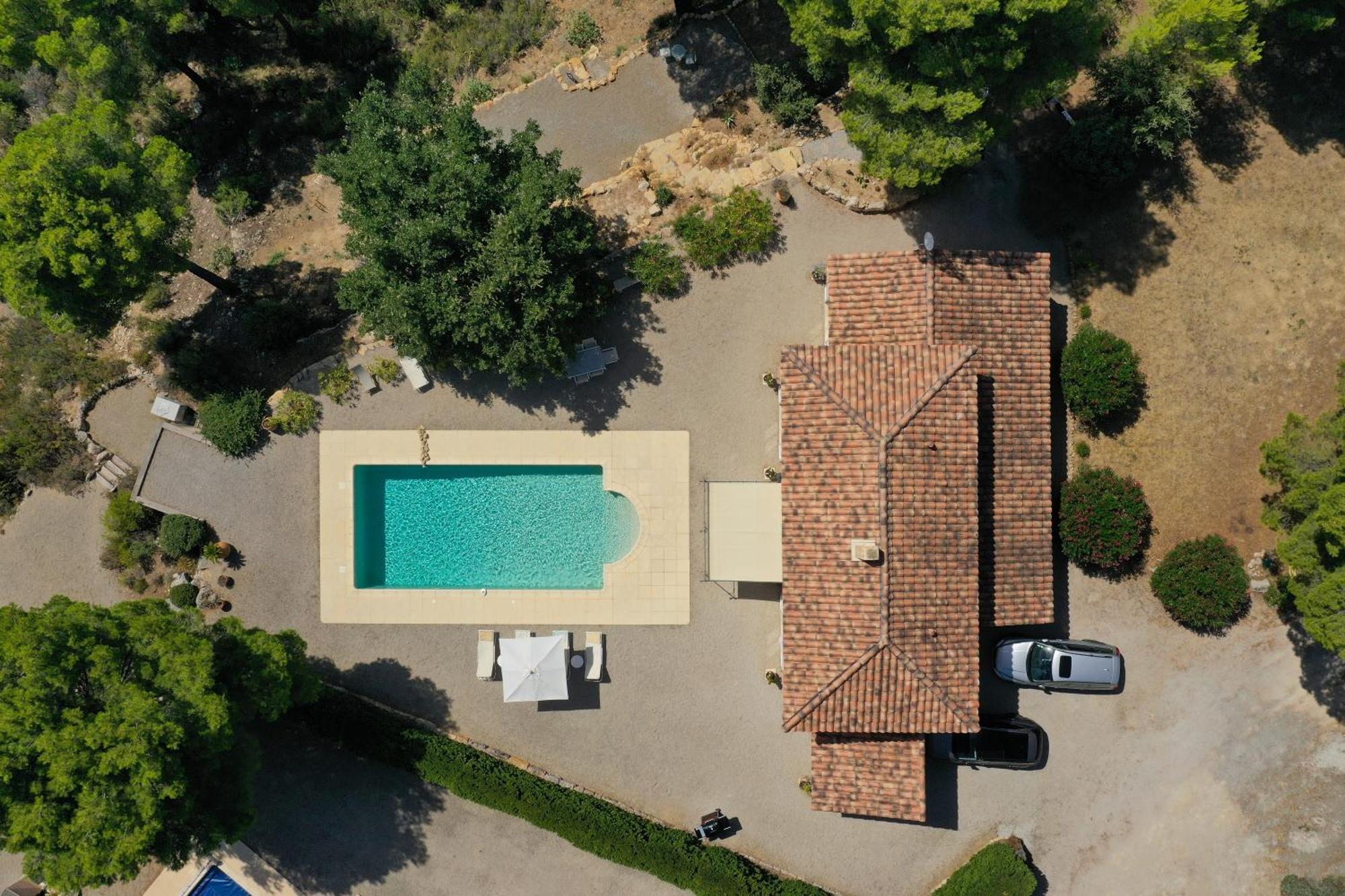 Villa "Le Sortilege" Vue Panoramique Et Piscine Tourtour Exteriér fotografie