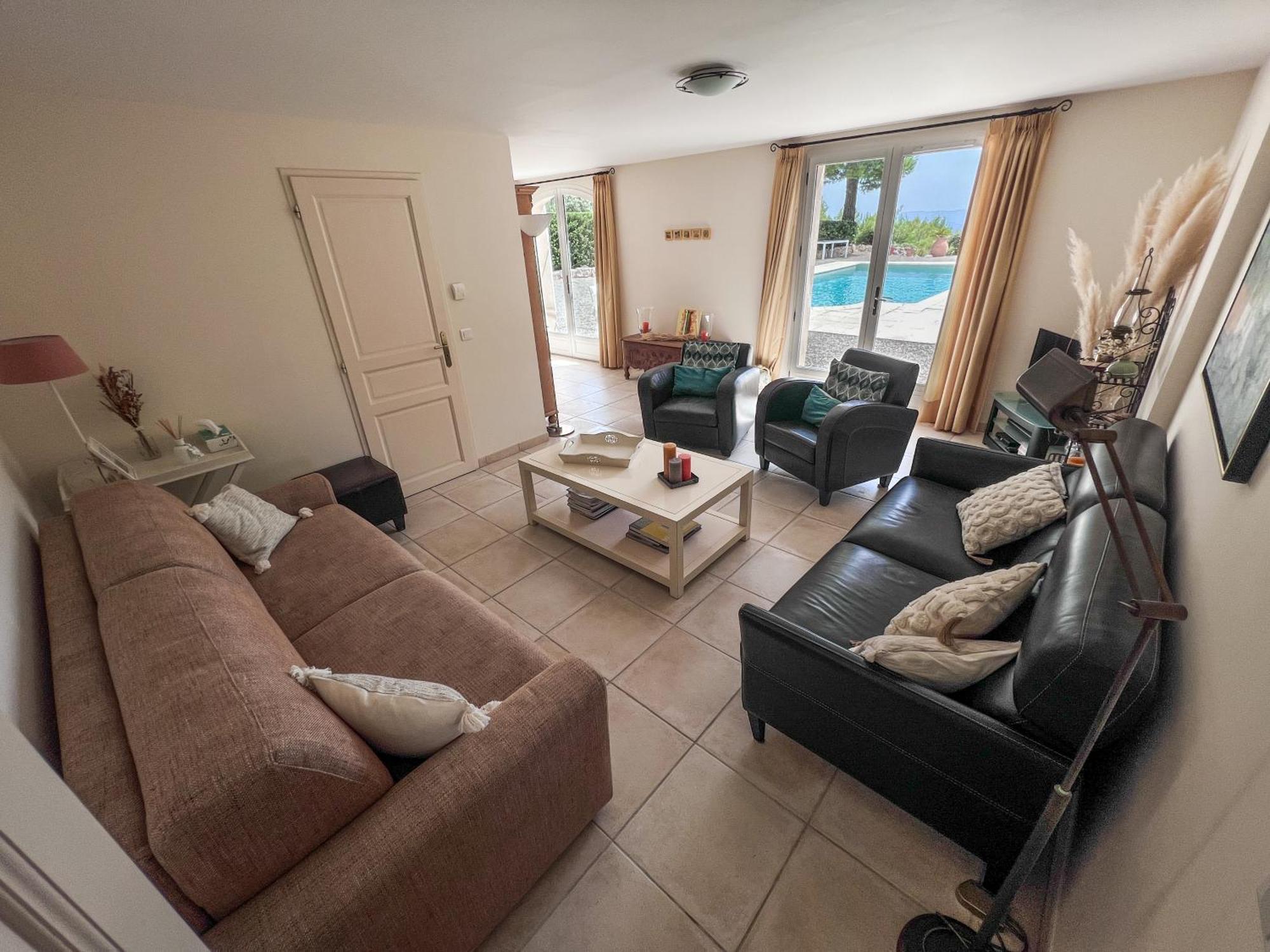 Villa "Le Sortilege" Vue Panoramique Et Piscine Tourtour Exteriér fotografie