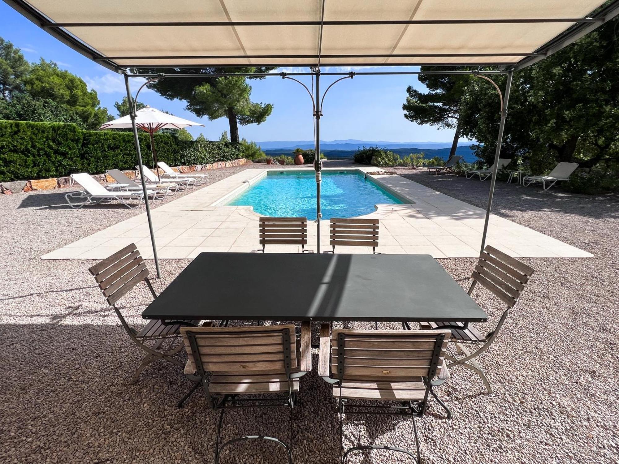 Villa "Le Sortilege" Vue Panoramique Et Piscine Tourtour Exteriér fotografie
